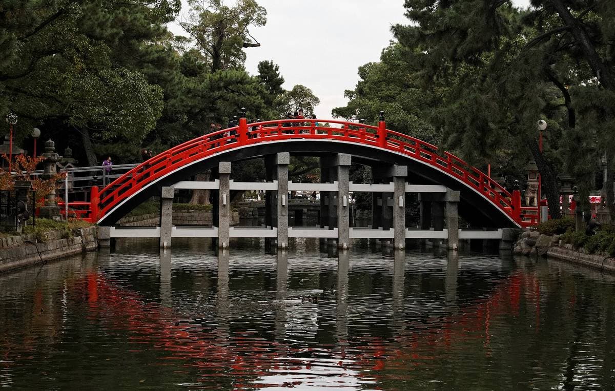 住吉大社の反橋（太鼓橋）